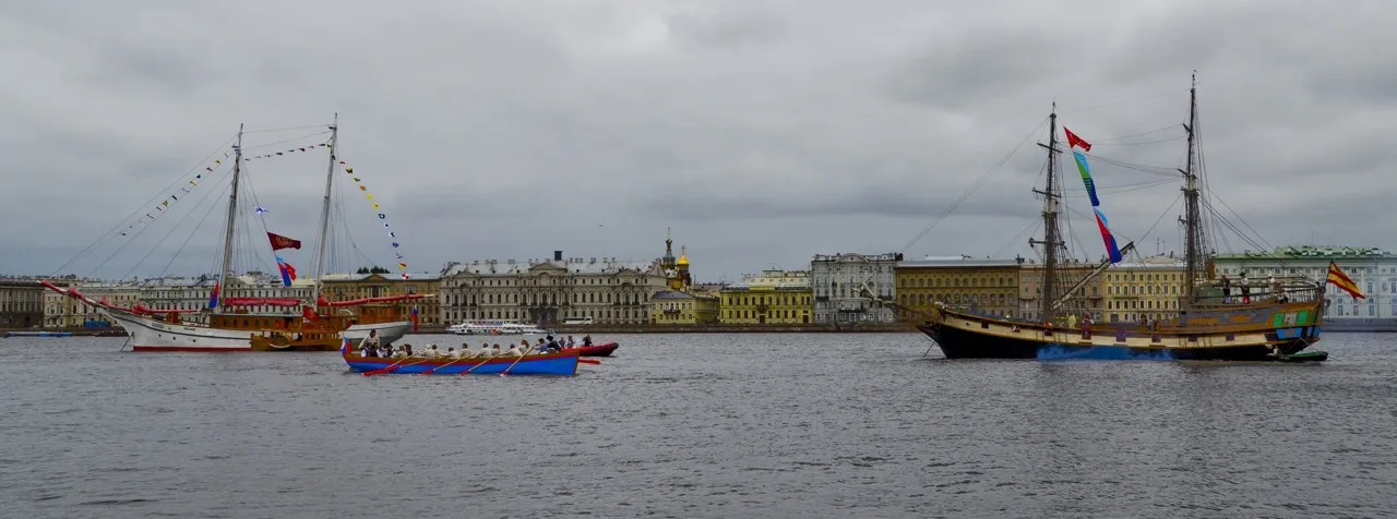 Суда и яхты Фонда на Морском Фестивале у стен Петропавловской крепости 14-15 августа 2015 г.