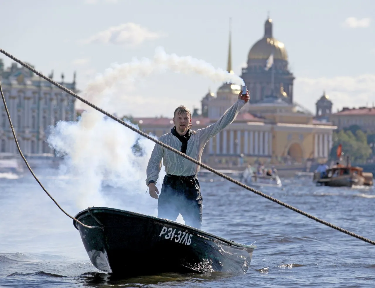 Суда и яхты Фонда на Морском Фестивале у стен Петропавловской крепости 14-15 августа 2015 г.
