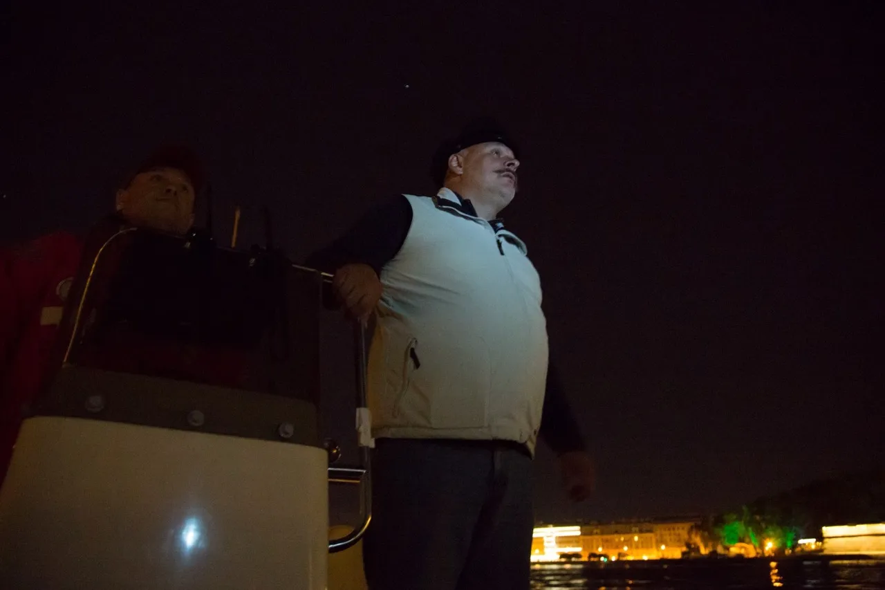В ночь с 14 на 15 августа 4 судна Фонда Поддержки классических яхт совершили переход из Лахты до Петропавловской крепости