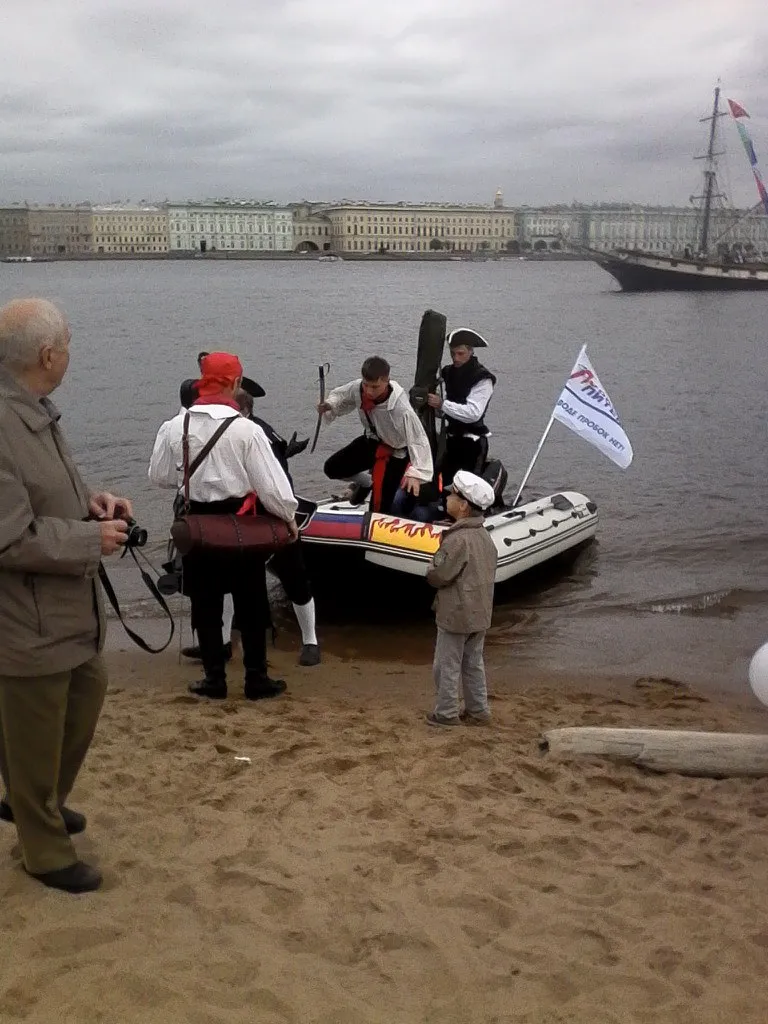 Суда и яхты Фонда на Морском Фестивале у стен Петропавловской крепости 14-15 августа 2015 г.